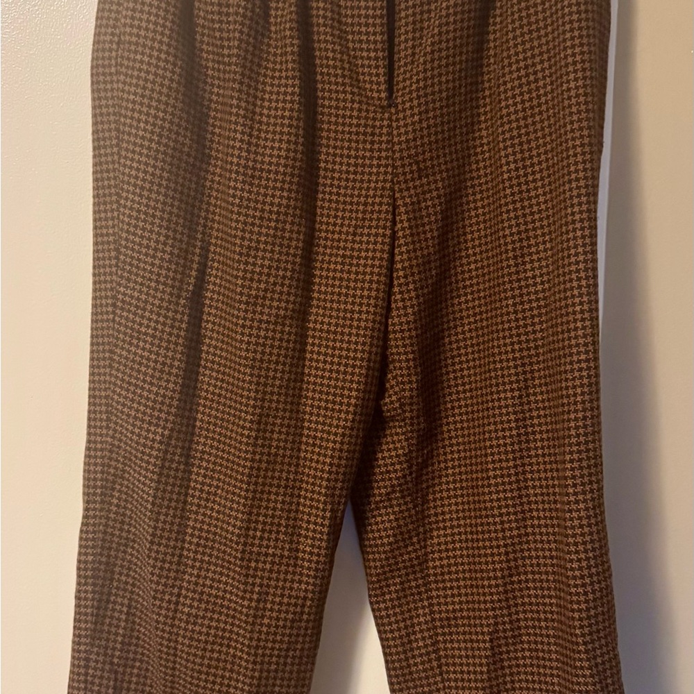 Brown Houndstooth Women’s Pants